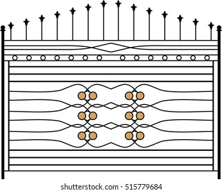 Wrought Iron Gate, Door, Fence, Window, Grill, Railing Design