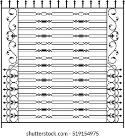 Wrought Iron Gate, Door, Fence, Window, Grill, Railing Design