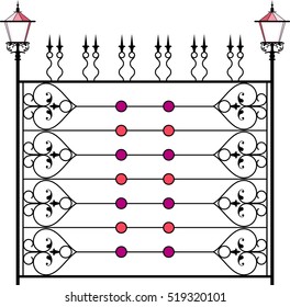 Wrought Iron Gate, Door, Fence, Window, Grill, Railing Design