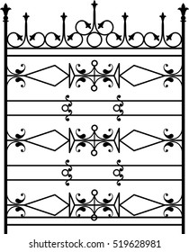Wrought Iron Gate, Door, Fence, Window, Grill, Railing Design