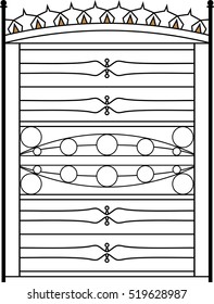 Wrought Iron Gate, Door, Fence, Window, Grill, Railing Design