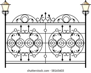 Wrought Iron Gate, Door, Fence, Window, Grill, Railing design