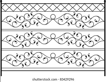 Wrought Iron Gate, Door, Fence, Window, Grill, Railing design