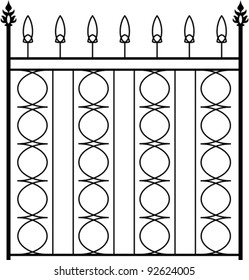 Wrought Iron Gate, Door, Fence, Window, Grill, Railing design