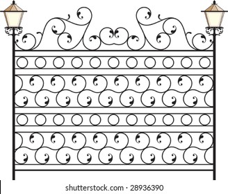 Wrought Iron Gate, Fence Design