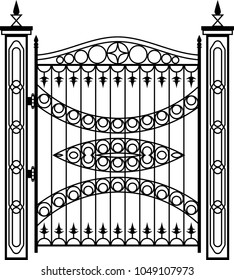 Decorative Cast Wrought Iron Images Stock Photos Vectors