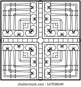 Wrought Iron Grill Design