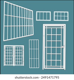Wrought iron pattern for interior design