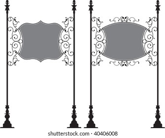 Wrought Iron Signage