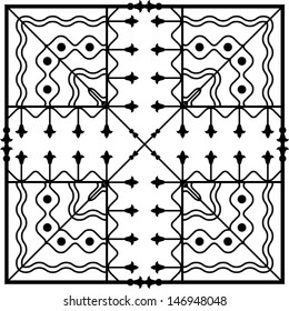 Wrought Iron Square Grill design