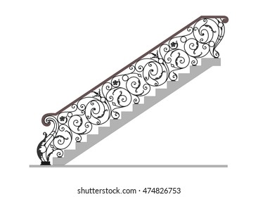 Wrought Iron Stairs