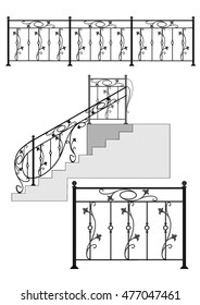 wrought iron stairs