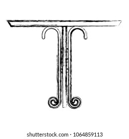 wrought iron table icon