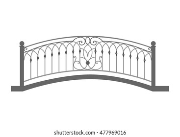 wrought-iron bridge