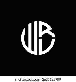 WRV logo WRV icon WRV monogram WRV letter minimalist Circle flat Unique modern abstract logo design.
