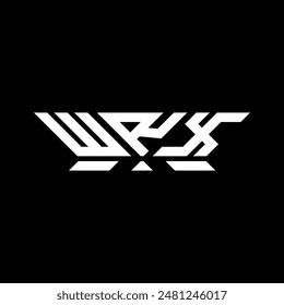WRX letter logo vector design, WRX simple and modern logo. WRX luxurious alphabet design  