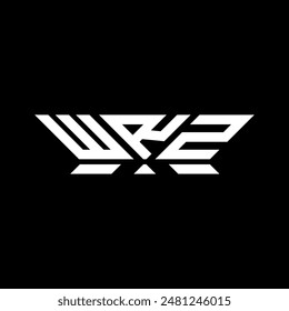 Diseño de Vector de logotipo de letra WRZ, logotipo simple y moderno de WRZ. Diseño de alfabeto de lujo WRZ  