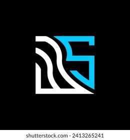 Diseño vectorial del logotipo de la letra WS, logotipo simple y moderno de WS. Diseño de alfabeto lujoso de WS  