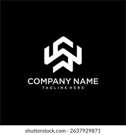 WS letter logo vector. logo template
