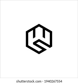 WS logo design vector sign 