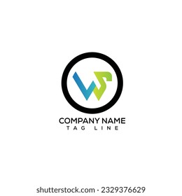 WS logo, Gerren and blue Logo