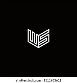 WS Logo Letter initial Designs Templete