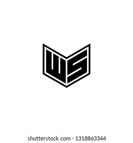 WS Logo Letters initial Designs Template
