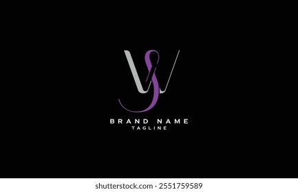 WS, SW, Abstract initial monogram letter alphabet logo design