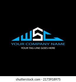 WSC letter logo creative design with vector graphic