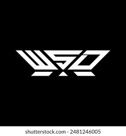 WSD letter logo vector design, WSD simple and modern logo. WSD luxurious alphabet design  