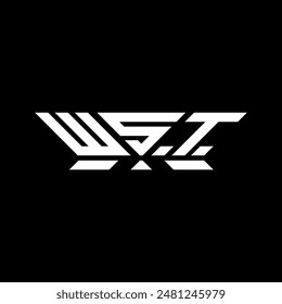 Diseño de Vector de logotipo de letra WST, logotipo simple y moderno WST. WST diseño de alfabeto lujoso  
