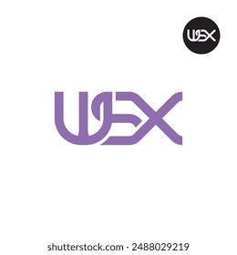 WSX Logo Letra Monograma Diseño
