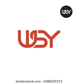 WSY Logo Letter Monogram Design