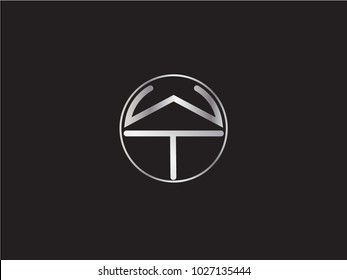 WT circle Shape Letter Design
