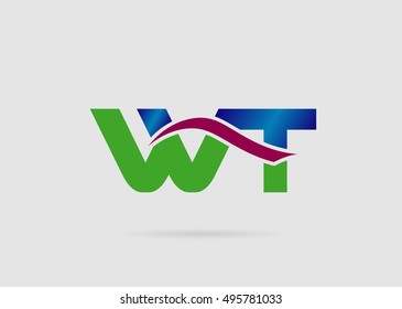 WT initial company group logo