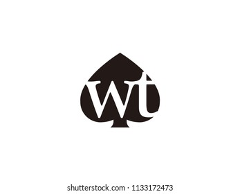 The wt initials logo inside the black shovel