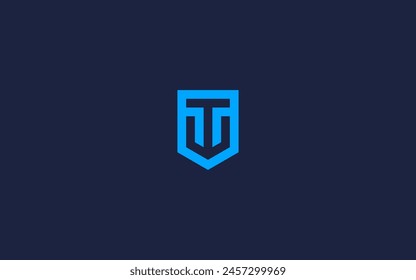 wt letter with shield logo icon design vector design template inspiration