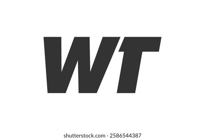 WT Techno Editable Font Logo For Corporate Branding. Bold, Futuristic Design With Unique Typographic Ideas. Minimal Custom Type And Dynamic Letter Variations For Promotion, Printing, And Book Titles