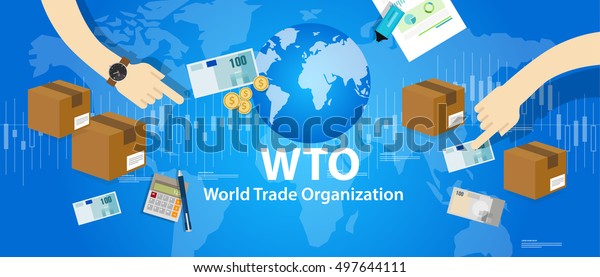 Wto World Trade Organization Stock Vector (Royalty Free) 497644111 ...