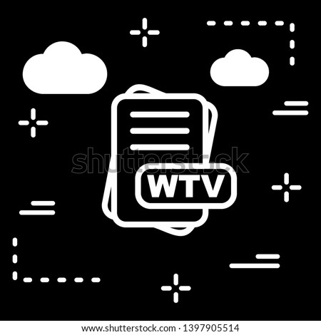 WTV File Format Icon For Your Project