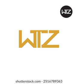WTZ Logo Letter Monogram Design