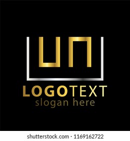 wu initial letter line logo icon vector template