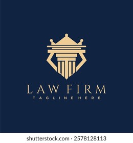 WU initial monogram logo for lawfirm vector design