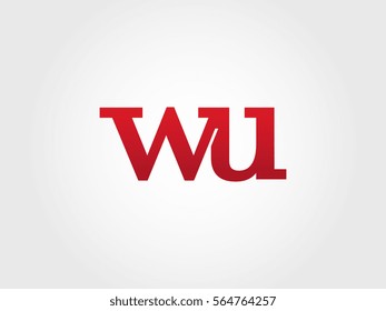 wu lowercase logotype