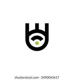 Wu Uw wifi Monogram Logo