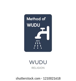 Wudu icon. Trendy flat vector Wudu icon on white background from Religion collection, vector illustration can be use for web and mobile, eps10