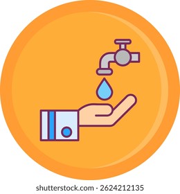Wudu Line vector Icon Design