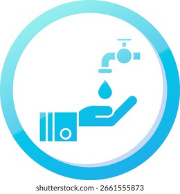 Wudu Line vector Icon Design