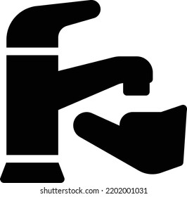 ilustración de wudu Vector en un fondo transparente. Símbolos de calidad superior. Iconos vectoriales de glifos para diseño de conceptos y gráficos. 

