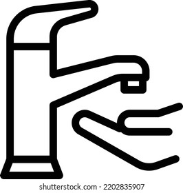 wudu  Vector illustration on a transparent background. Premium quality symmbols. Thin line vector icons for concept and graphic design.